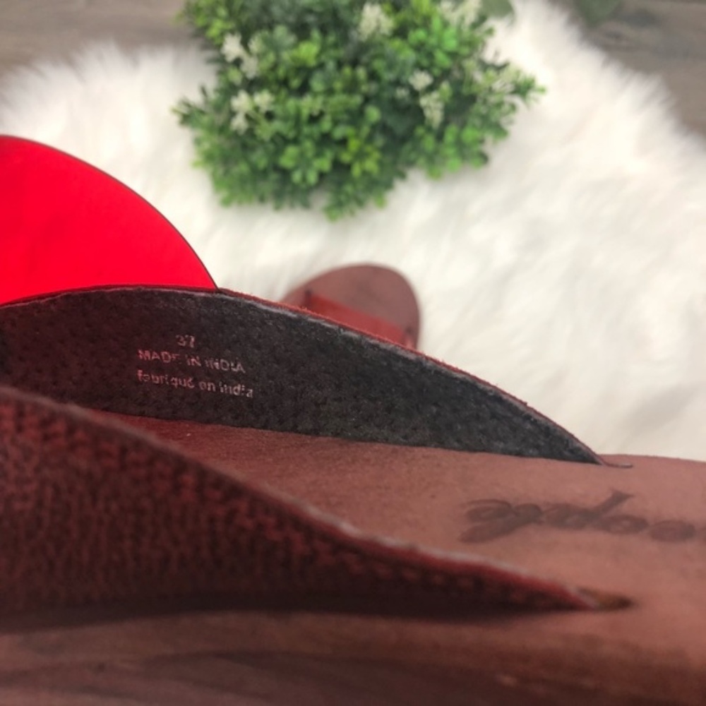 NEW Free People Raspberry Daybird Mini Wedge - Picture 4 of 6